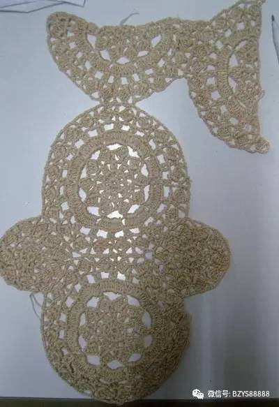 韩版复古钩花镂空针织马甲教程,韩版横织马甲图解