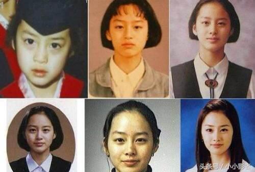 中韩女星同框对比高圆圆,女星素颜大比拼