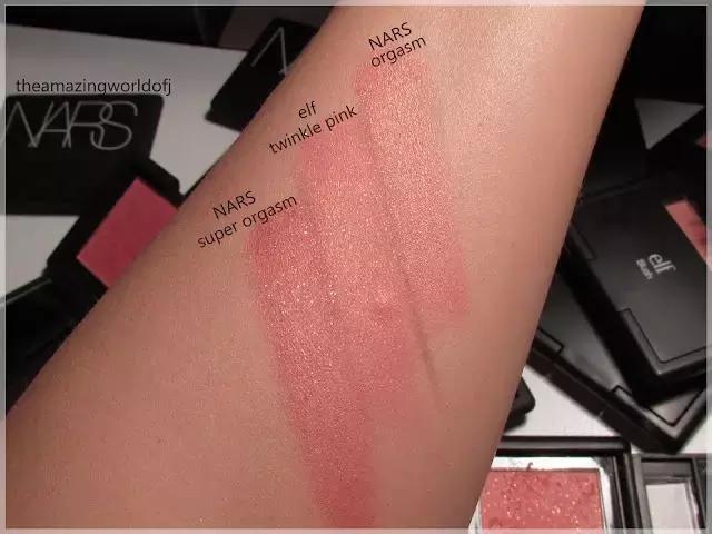 带收缩色和膨胀的的平价腮红,平价代替高价的彩妆