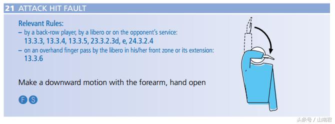 排球比赛裁判手势视频教学,排球裁判手势图片大全彩色打印