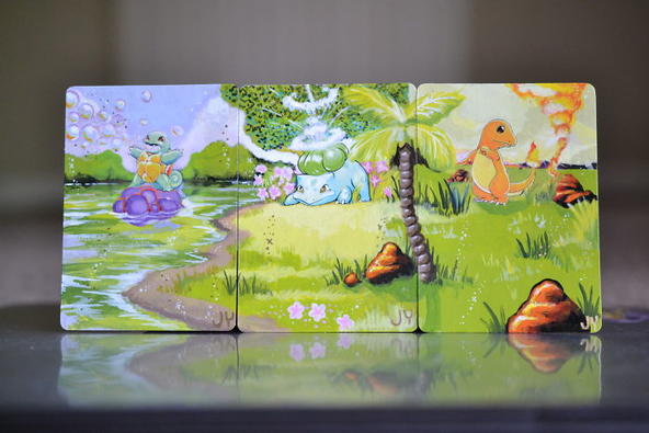 妈妈妈妈！他的卡牌和我的不一样！