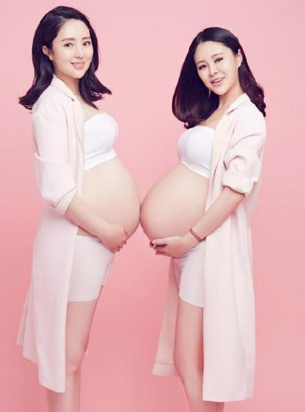 女星孕照差距大,女星的孕照