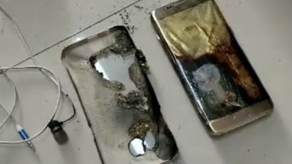 欧界：又来一炸！三星S7自燃，睡梦中烧糊被窝，网友评论亮了