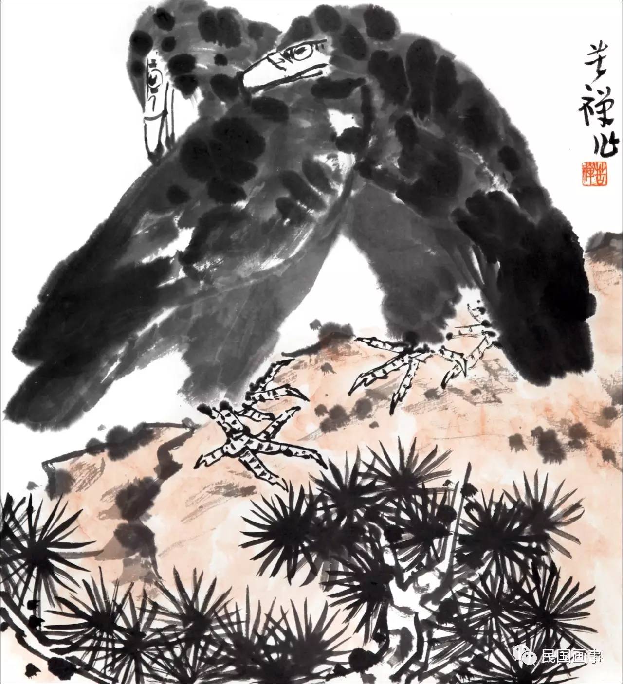 齐白石潘天寿李苦禅,齐白石画螃蟹骂宣铁吾