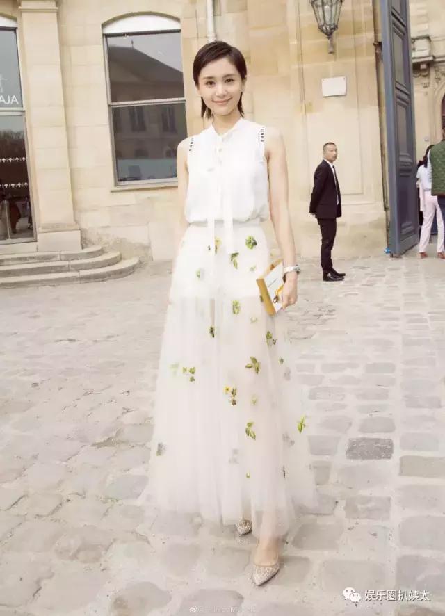 刘亦菲为什么老是被嘲胖,刘亦菲巴黎时装周造型
