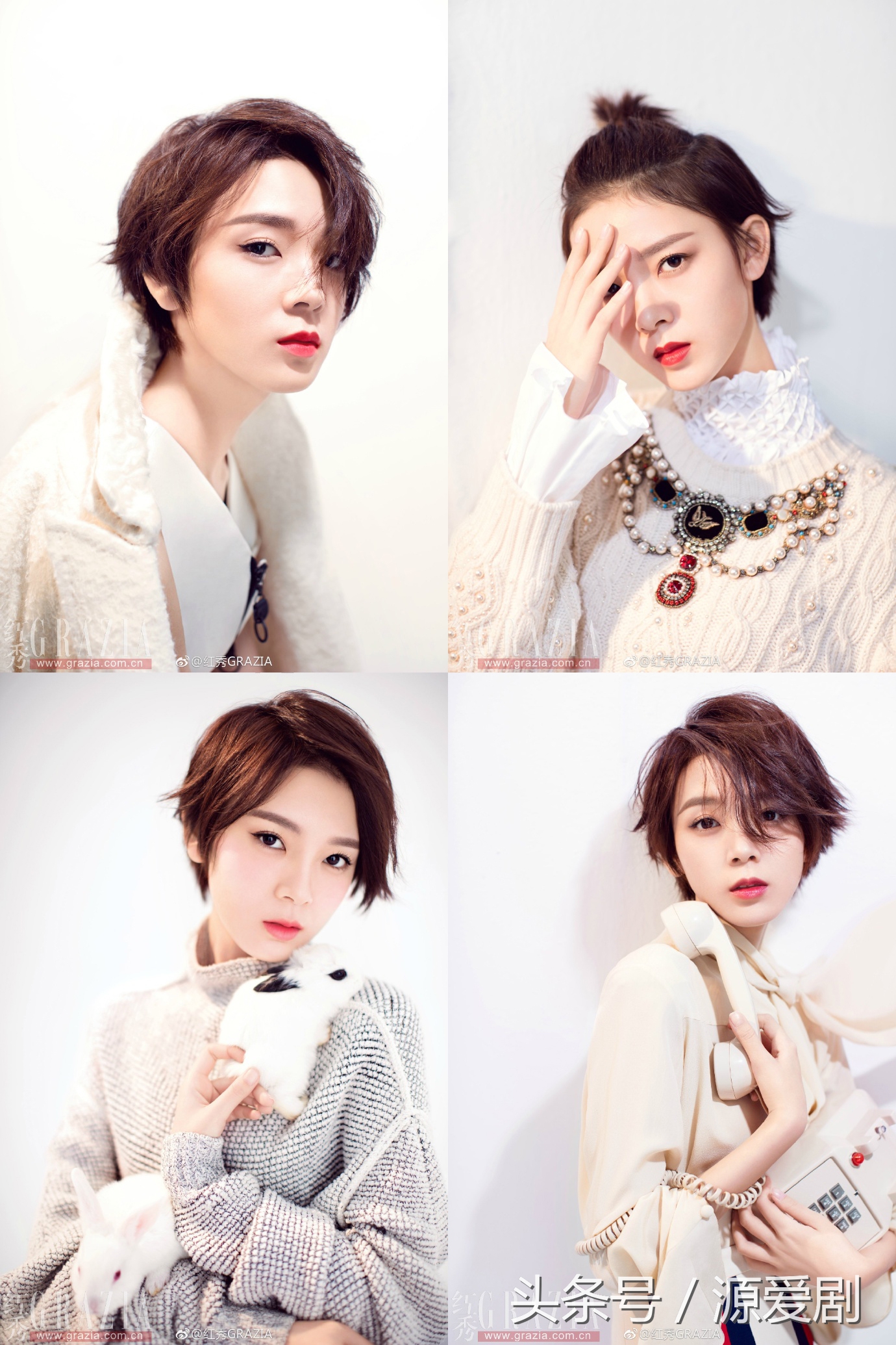 时装周唐嫣一袭红装惊艳全场,时尚穿搭看过来