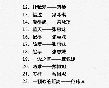 女生找不到适合自己唱的歌怎么办这100首歌请收藏