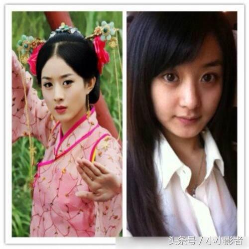 中韩女星同框对比高圆圆,女星素颜大比拼