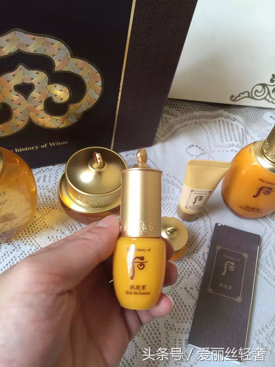 whoo拱辰享阴阳平衡水乳霜三件套,韩国whoo后拱辰享水乳霜三件套