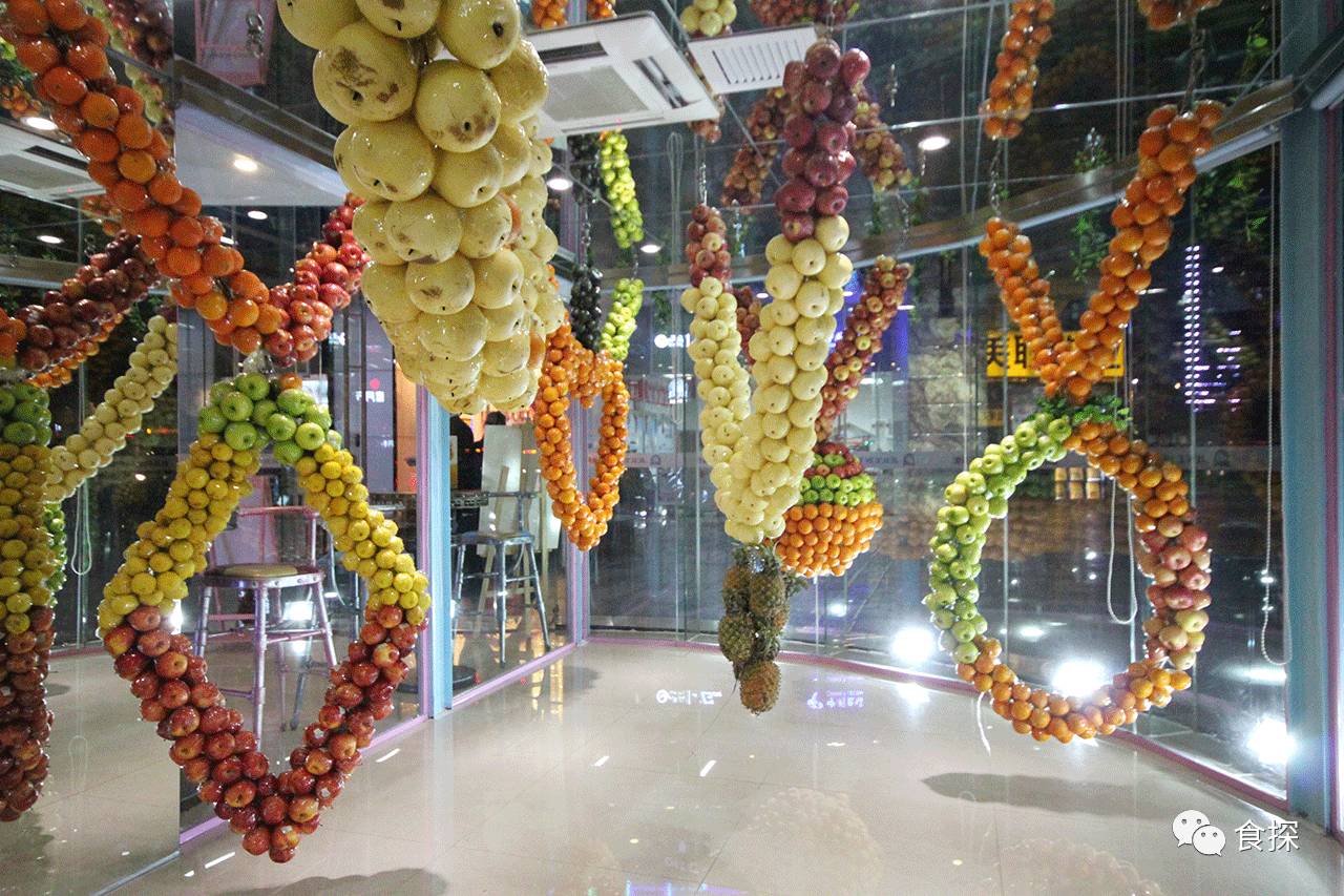 深圳第一家迪拜果饮店，2吨的水果真的吓到我了！