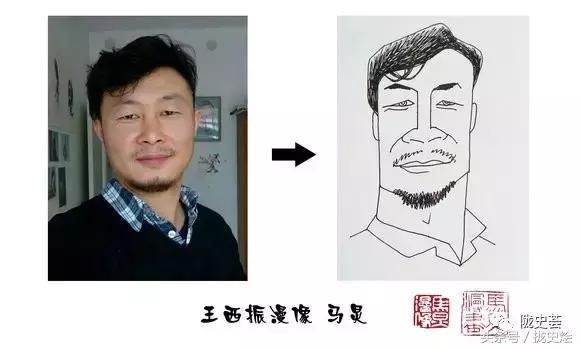 简笔漫像，如何才能惟妙惟肖，著名漫画家马炅，一语道破其中玄妙