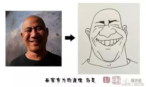 简笔漫像，如何才能惟妙惟肖，著名漫画家马炅，一语道破其中玄妙