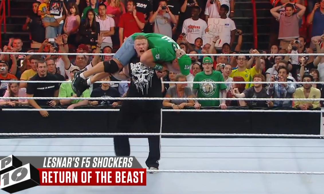 布洛克莱斯纳2002年到2022年f5,wwe布洛克莱斯纳f5集锦