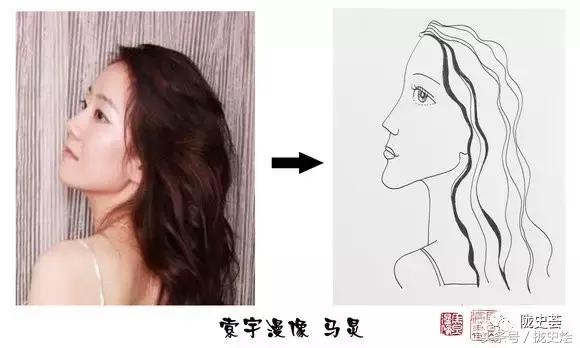 简笔漫像，如何才能惟妙惟肖，著名漫画家马炅，一语道破其中玄妙