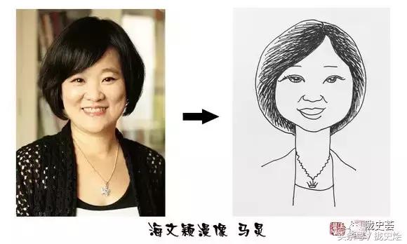 简笔漫像，如何才能惟妙惟肖，著名漫画家马炅，一语道破其中玄妙