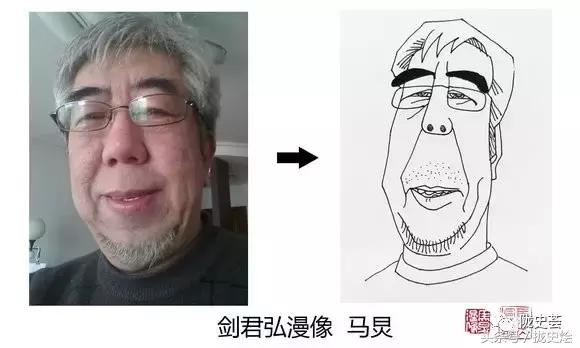 简笔漫像，如何才能惟妙惟肖，著名漫画家马炅，一语道破其中玄妙