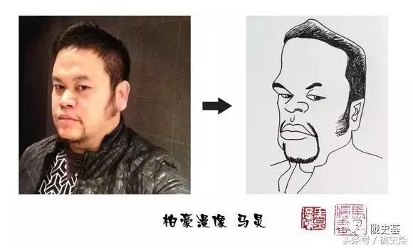 简笔漫像，如何才能惟妙惟肖，著名漫画家马炅，一语道破其中玄妙