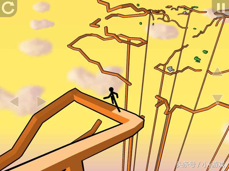 在墙上左右跳跃的跑酷游戏,跑酷游戏从高处跳下来