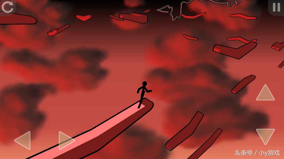 在墙上左右跳跃的跑酷游戏,跑酷游戏从高处跳下来