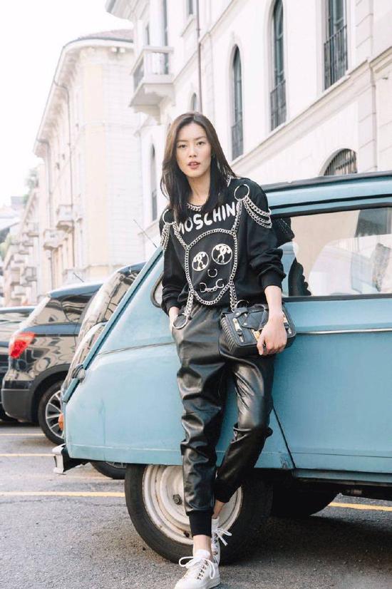 杨幂刘雯同款的小白鞋图片,真皮百搭刘雯同款小白鞋