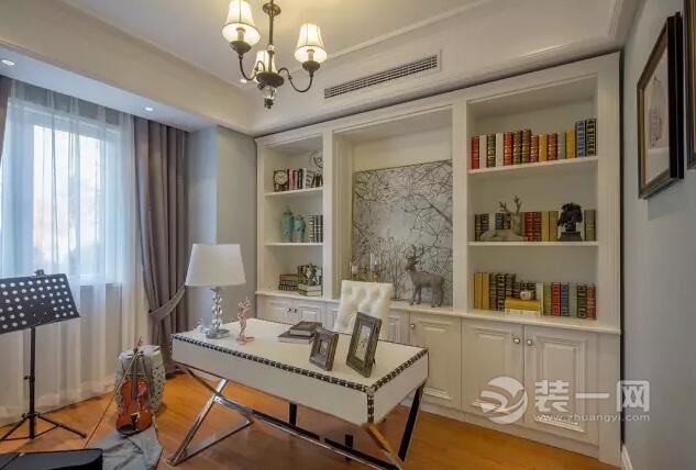 福州博仕后悦府127平美式3室1厅装修案例展示