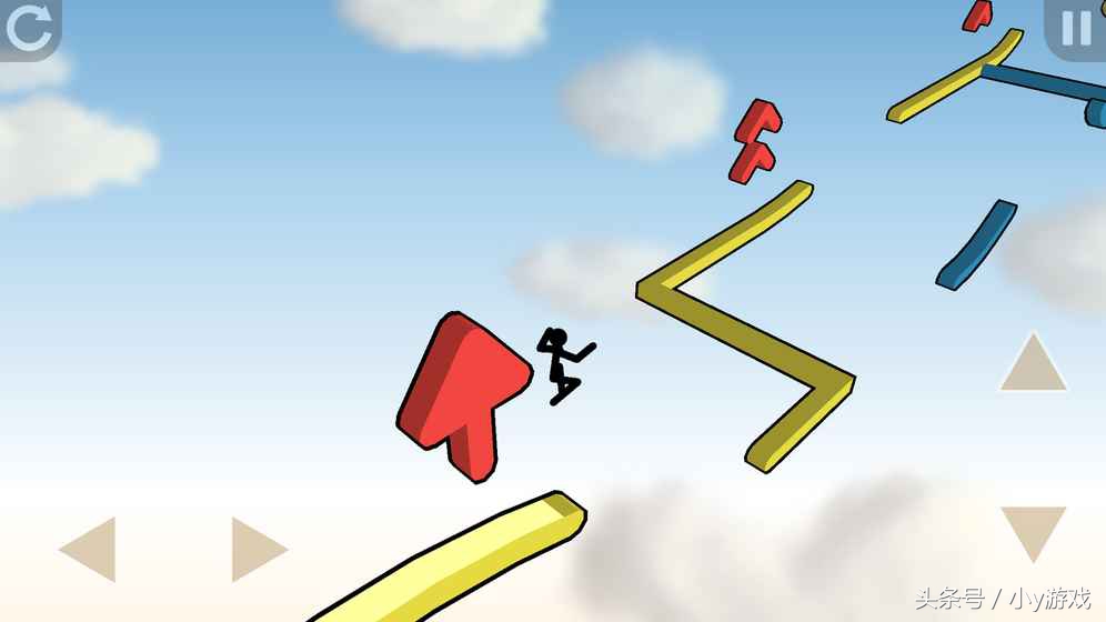 在墙上左右跳跃的跑酷游戏,跑酷游戏从高处跳下来