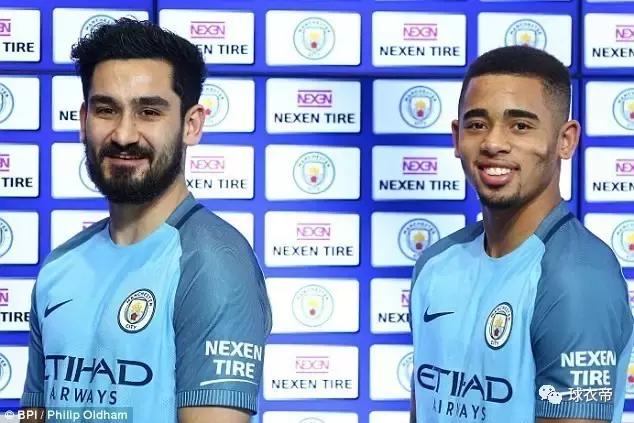 英超曼城新赛季球衣,曼城球衣胸前赞助商