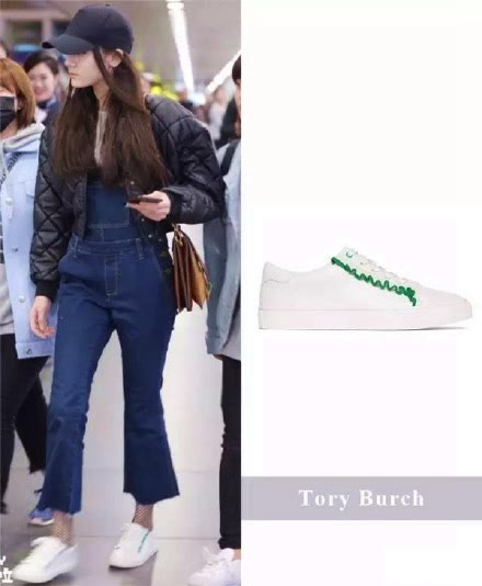 刘雯polo衫蝴蝶结,刘雯的时尚穿搭推荐