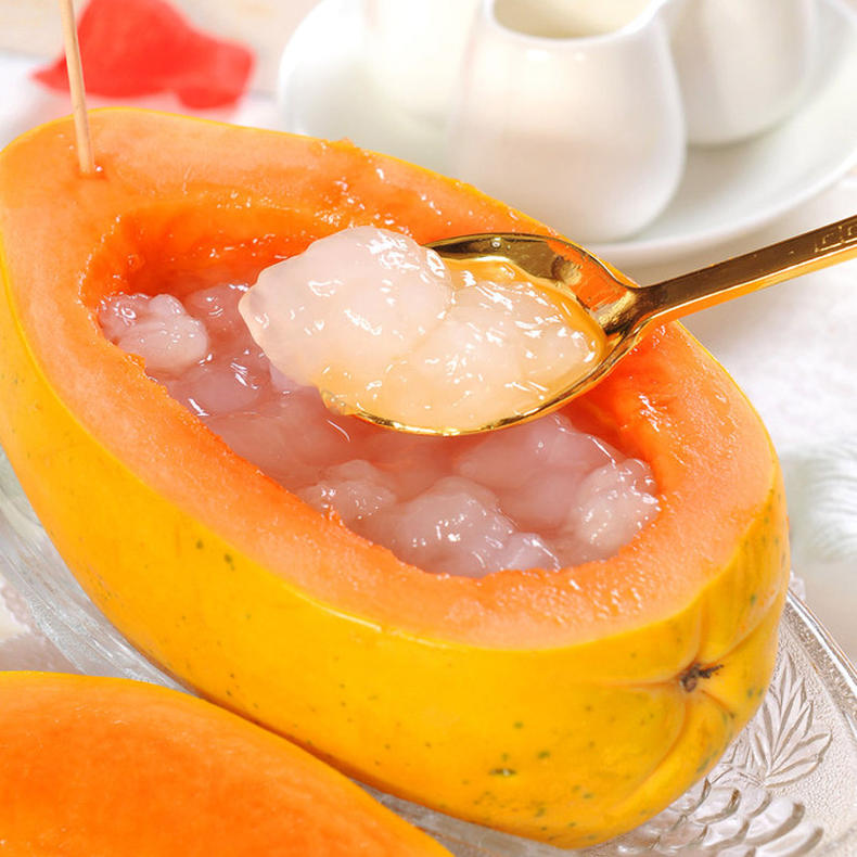 黄脸婆与精致女人只差一碗木瓜炖雪蛤