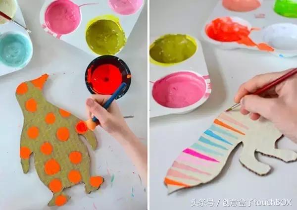 户外纸箱玩具自制多种玩法,疫情期间纸箱玩法