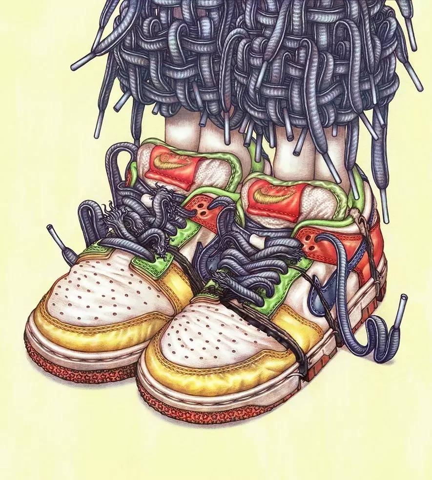 怎么样画耐克,耐克要怎么画才好看