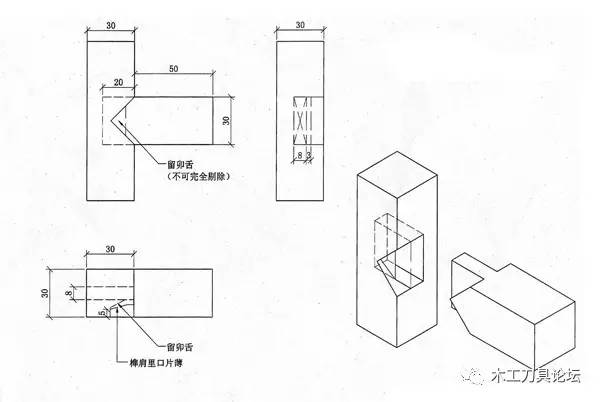 双燕尾榫卯结构,双馅抄手