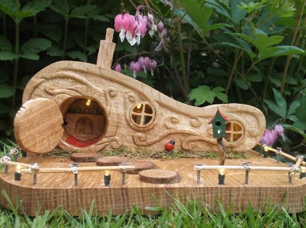 这个木艺玩家的爱好竟然是去公园捡垃圾！