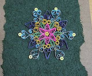 简单立体衍纸纸艺教程,衍纸艺术花朵