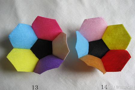 针线手工制作玩具,创意diy手工缝制足球