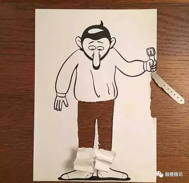 一张白纸也能成为艺术品,艺术一张白纸