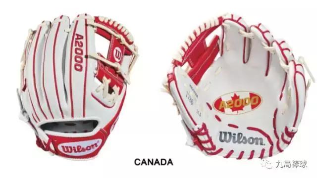 9个国家9个配色WILSON维尔胜推WBC经典赛主题款手套