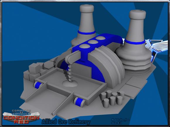 红警3d建模兵种,红警3盟军第二建造序列