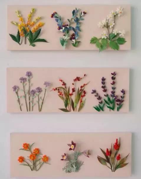 简单立体衍纸纸艺教程,衍纸艺术花朵