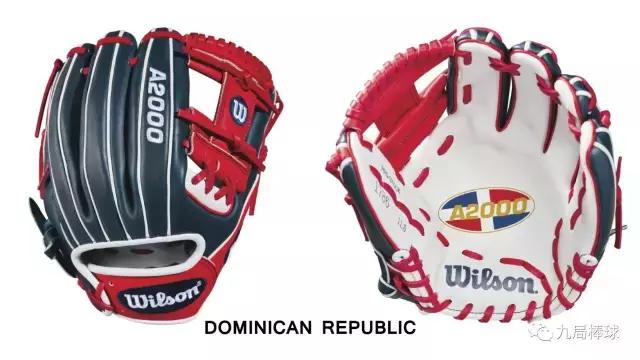9个国家9个配色WILSON维尔胜推WBC经典赛主题款手套