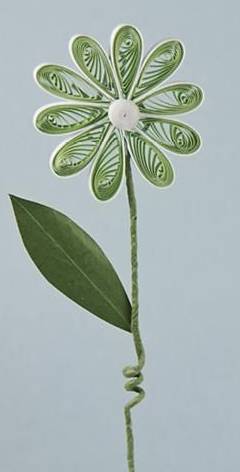 简单立体衍纸纸艺教程,衍纸艺术花朵