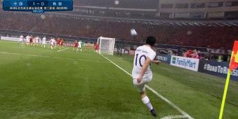 于大宝击败韩国国足,于大宝头球破门韩国