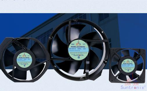 大型三相电机散热风扇,三风扇机箱安装