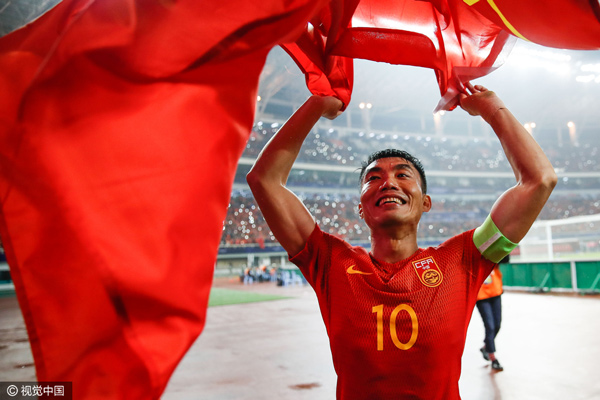 中国赢了韩国,10年中国3比0韩国