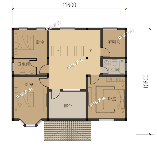 12x11三层房屋设计图,8x11米三层装修效果图