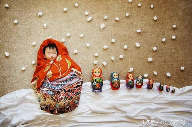 宝宝写真系列,宝宝30天创意照