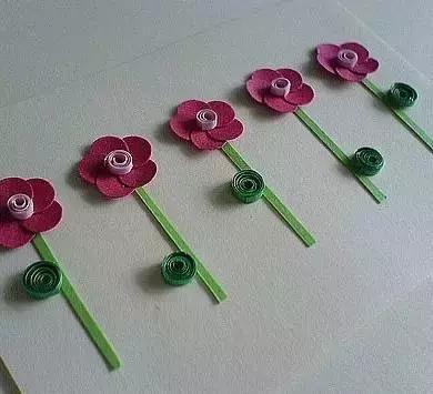 简单立体衍纸纸艺教程,衍纸艺术花朵