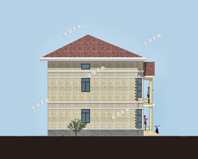 12x11三层房屋设计图,8x11米三层装修效果图