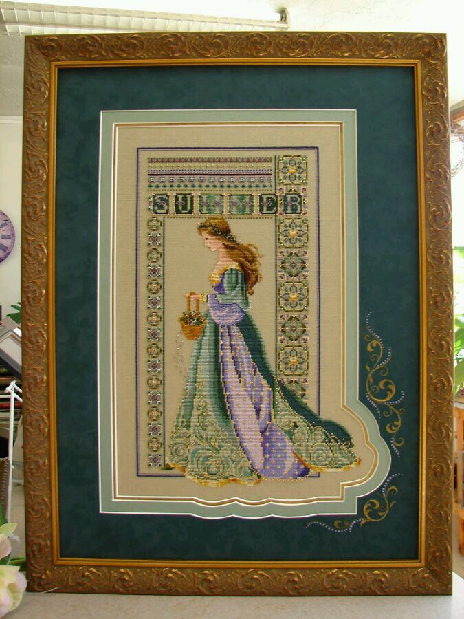 裱好十字绣框怎么拆下来,家里有几幅裱好旧十字绣怎么换框