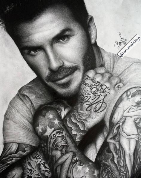 一组足球球星及教练素描头像，速度珍藏